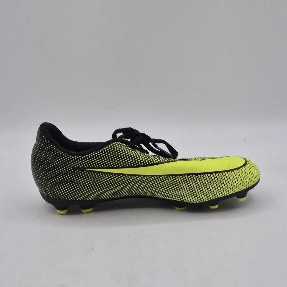 Nike Soccer Cleats Youth‎ 5Y Volt Black Firm Ground Football Shoes FG Boots Kids